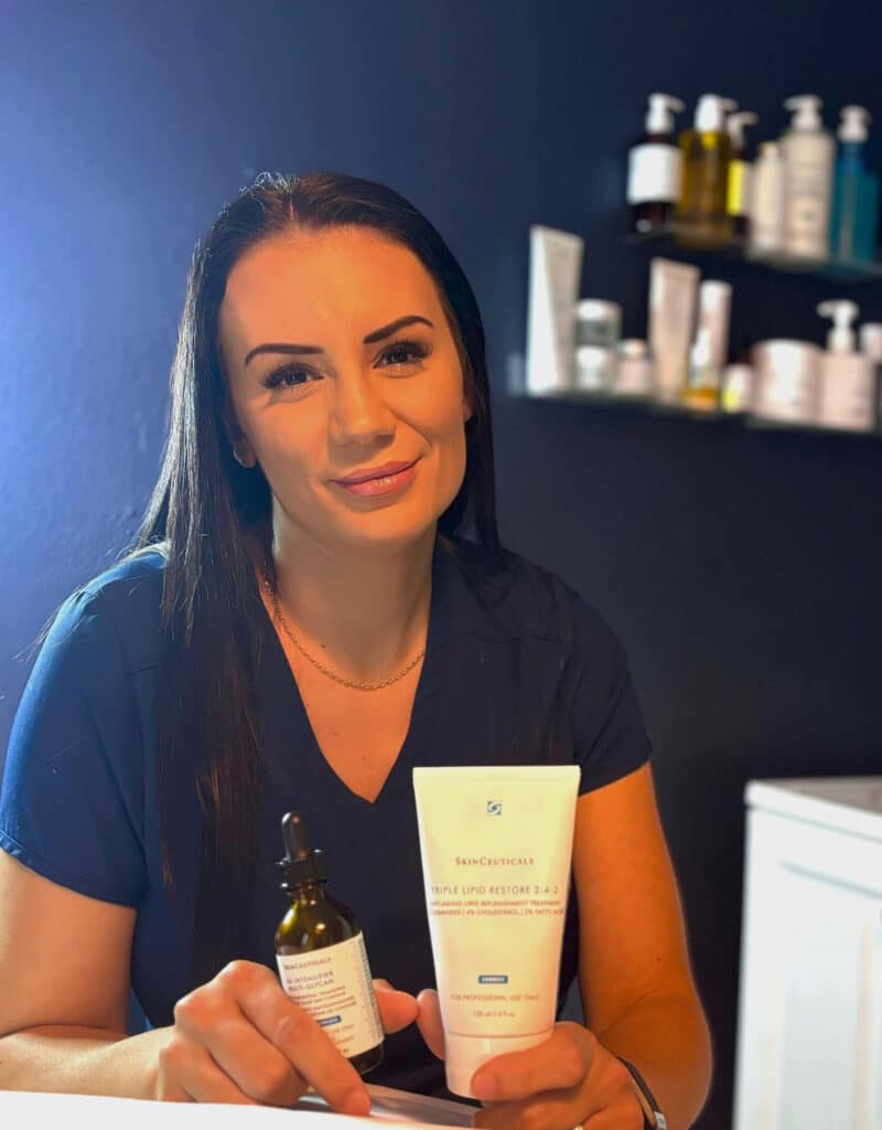 Brittany Macchia-Cleckler of Cordova Skin & Body Spa in Pensacola, Florida