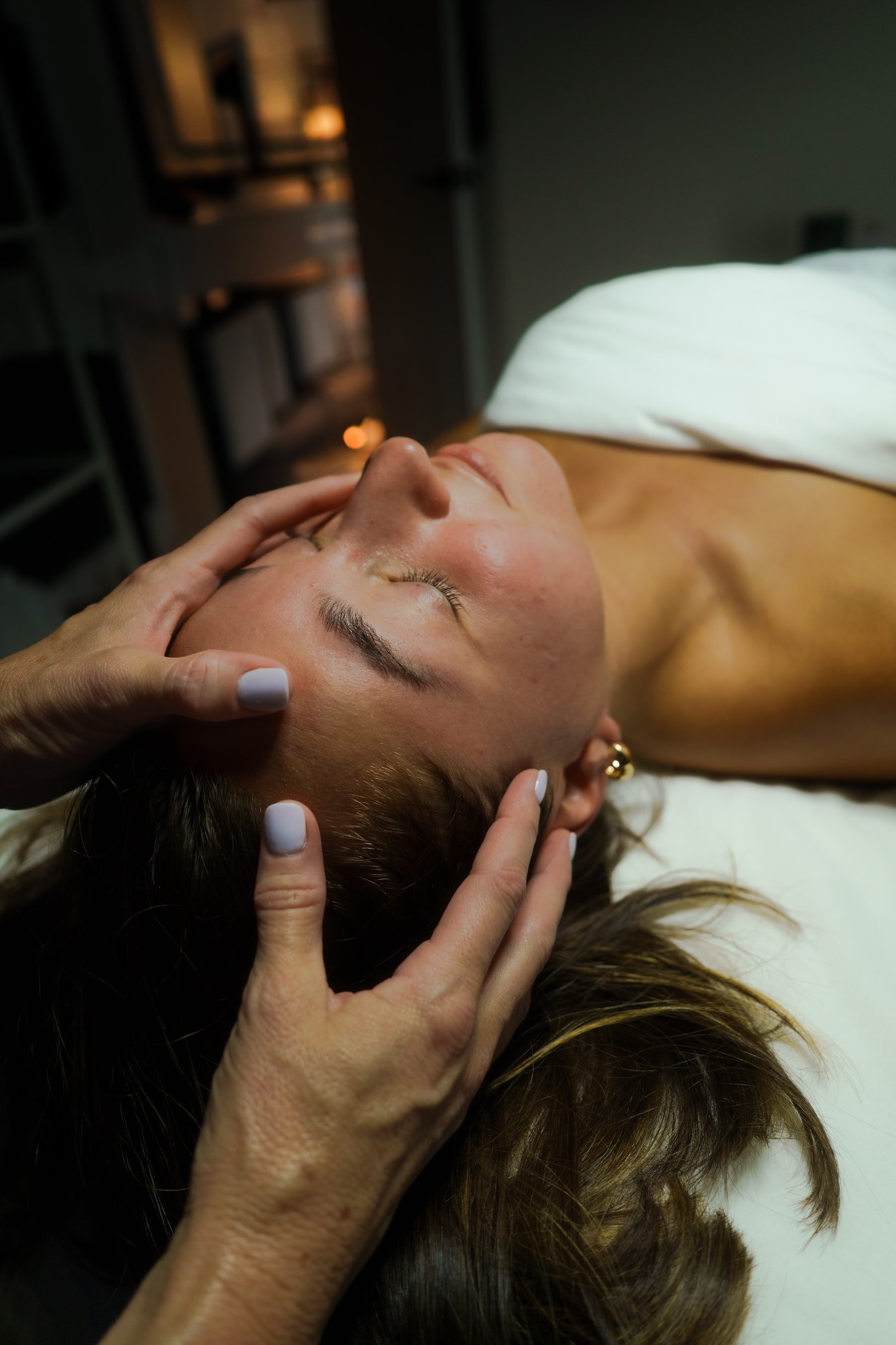 Facial scalp massage at Cordova Skin & Body Spa